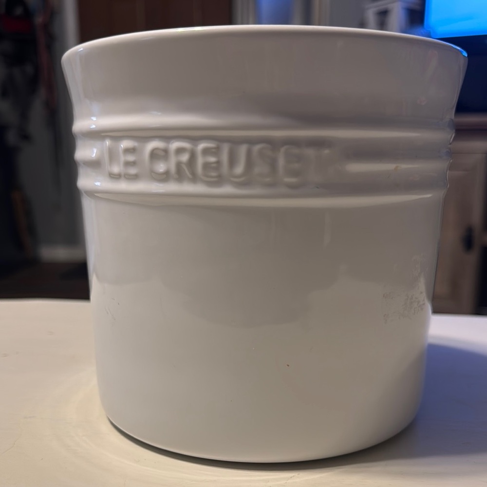 Le Creuset White Utensil Holder